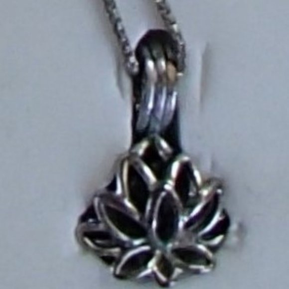 The Giving Gems Lucoral Museum Hawaii Sterling Silver Cage, Chain & 12 Gemstones - Picture 9 of 16